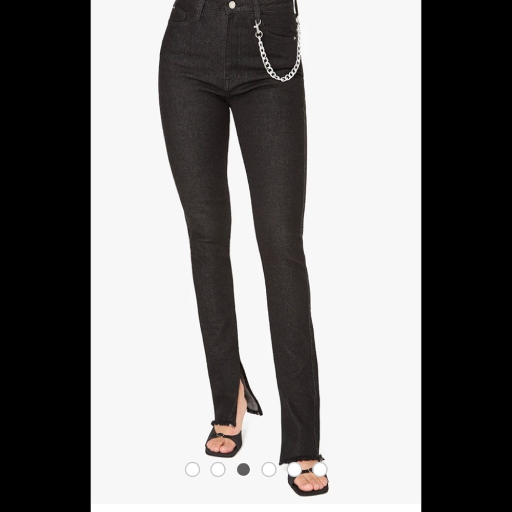 Slit Hem Stretch Jean-29” Inseam